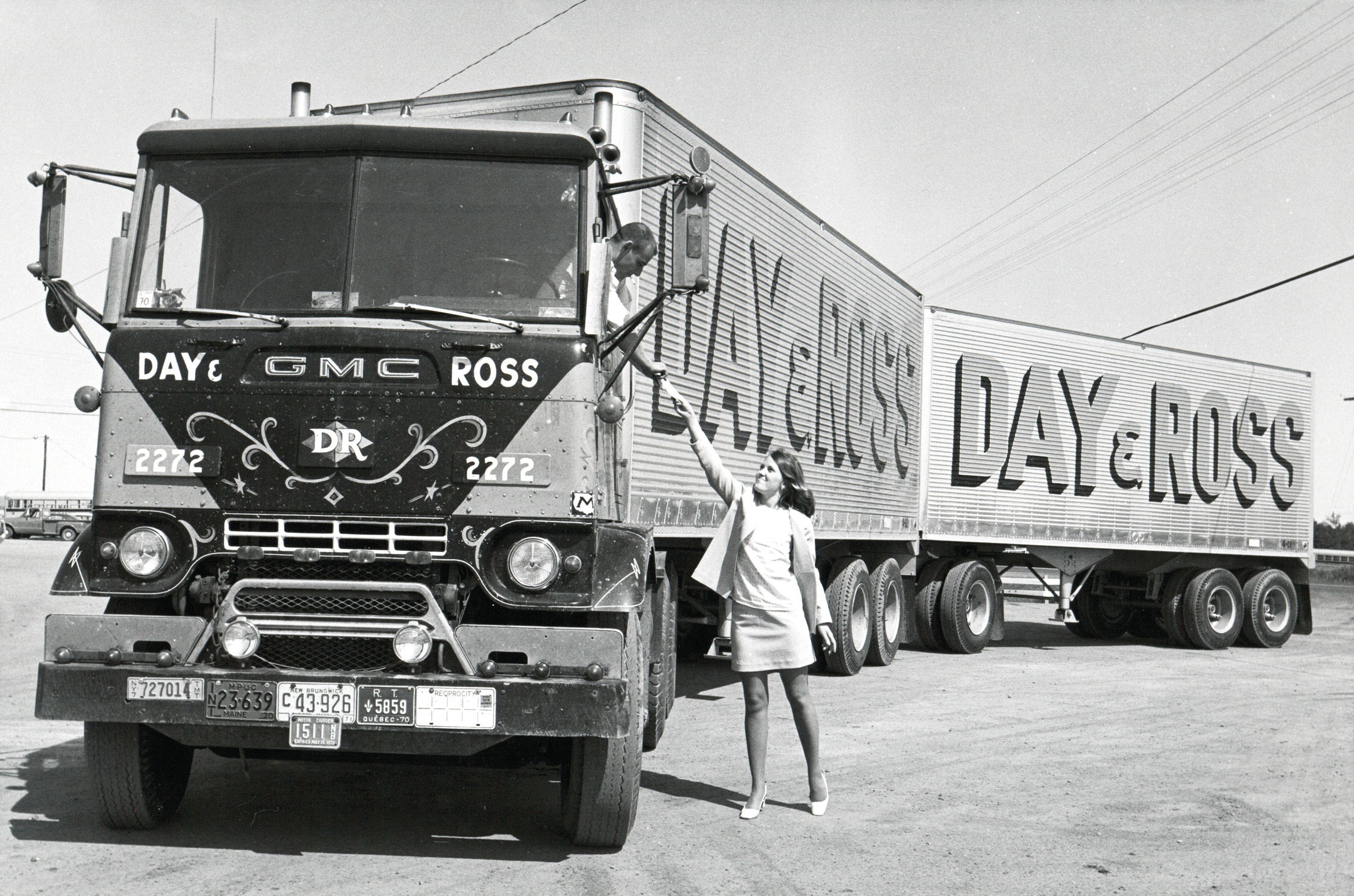 First Day & Ross truck in Hartland, New Brunswick 